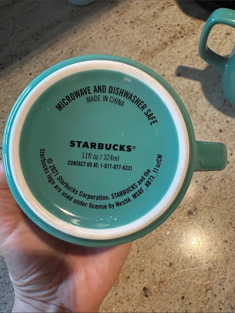NEW Starbucks Teal Ceramic Mugs  - Set of 2 💥